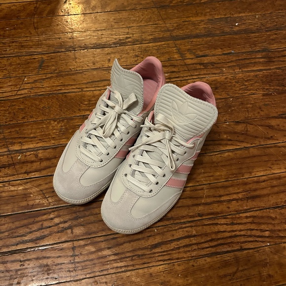 Pink Pharell Human Race Adidas Sambas Mens 5.5 - Picture 2 of 6